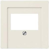 Лицевая панель Jung EcoProfi для 2-м. розетки USB/аудио слоновая кость картинка